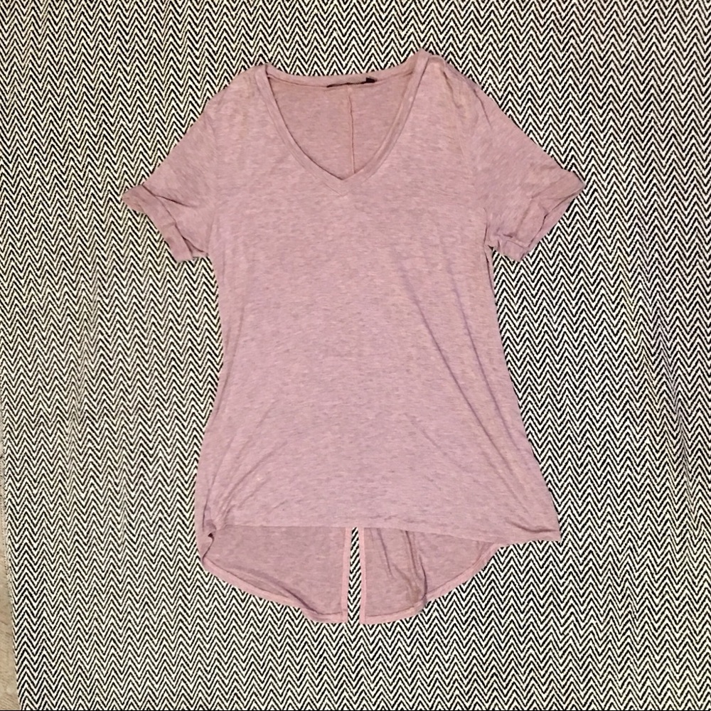 Soft split back top size m